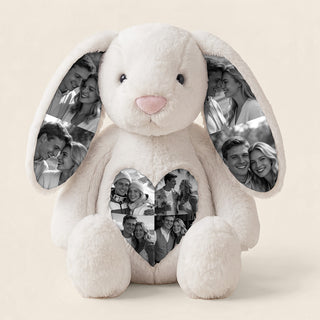 EarMemories – Custom Photo Bunny Plush with Hidden Picture Ears