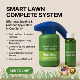 LawnRevive – Spray-On Grass Seed & Fertilizer Kit with Hose-End Sprayer
