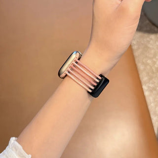 AiryWeave – Breathable Fishnet Silk Band for Apple Watch