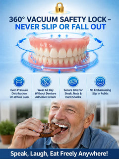InstantSmile – DIY Temporary Denture Kit with Mirror Storage Case