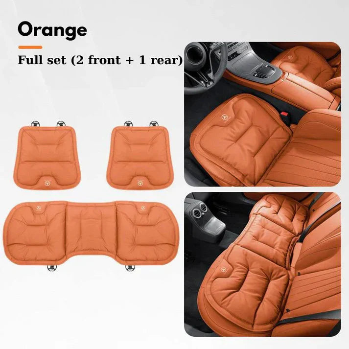 CushySeat – Skin-Friendly, Dirt-Repellent PU Leather Car Seat Cushions