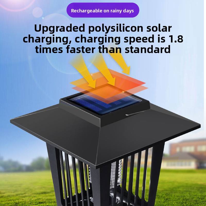 ZapGlow – Solar Mosquito Killer & Garden Light with Purple/White Dual Modes