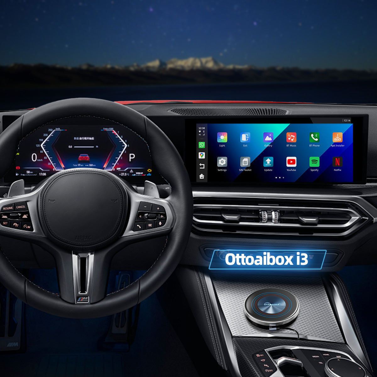 OttoAibox I3 – Wireless CarPlay AI Box