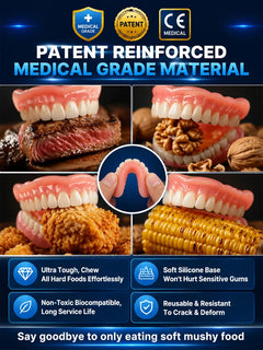 InstantSmile – DIY Temporary Denture Kit with Mirror Storage Case
