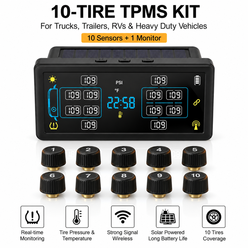 RigSight – Solar Tire Pressure Monitoring System for RVs, Trailers & Trucks