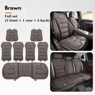 CushySeat – Skin-Friendly, Dirt-Repellent PU Leather Car Seat Cushions