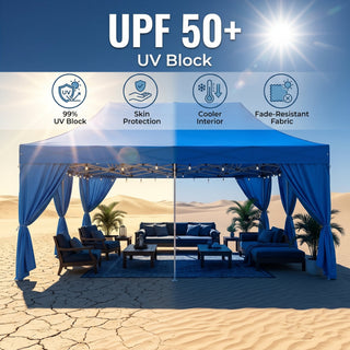 ShadeHaven – Heavy-Duty Pop-Up Canopy Tent with Removable Sidewalls