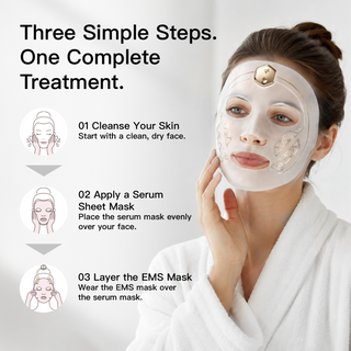 SculptPulse – EMS Lifting Face Mask with Serum Sheet Mask Set