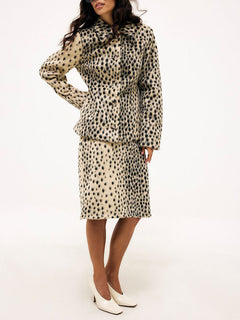 LeopardLuxe – Printed Faux Fur Jacket