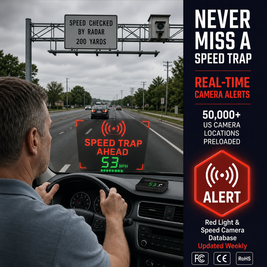 RoadVista – GPS Digital Car Head-Up Display