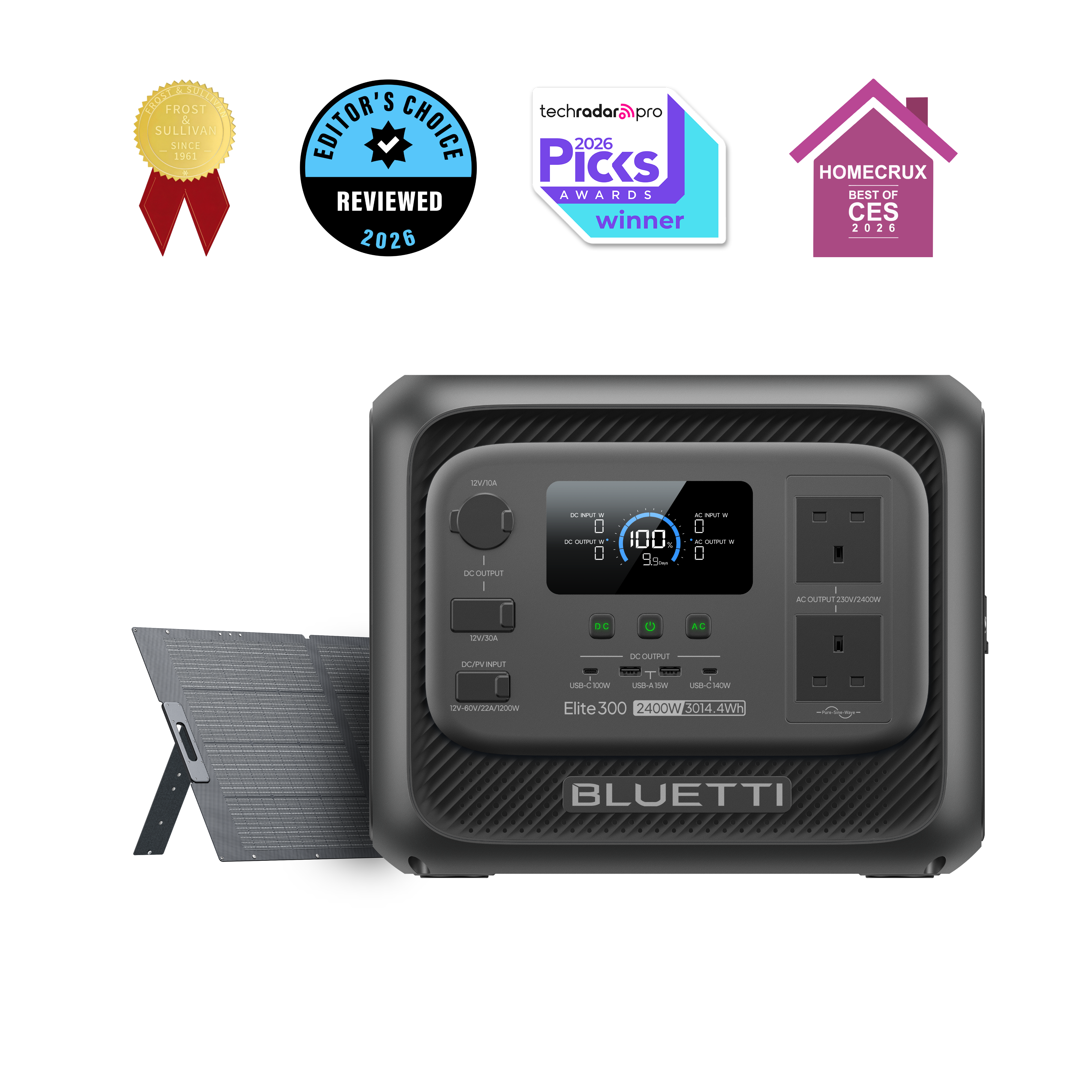 CampCore Elite 300 – 3,014.4 Wh Portable Power Station with 2,400 W Output