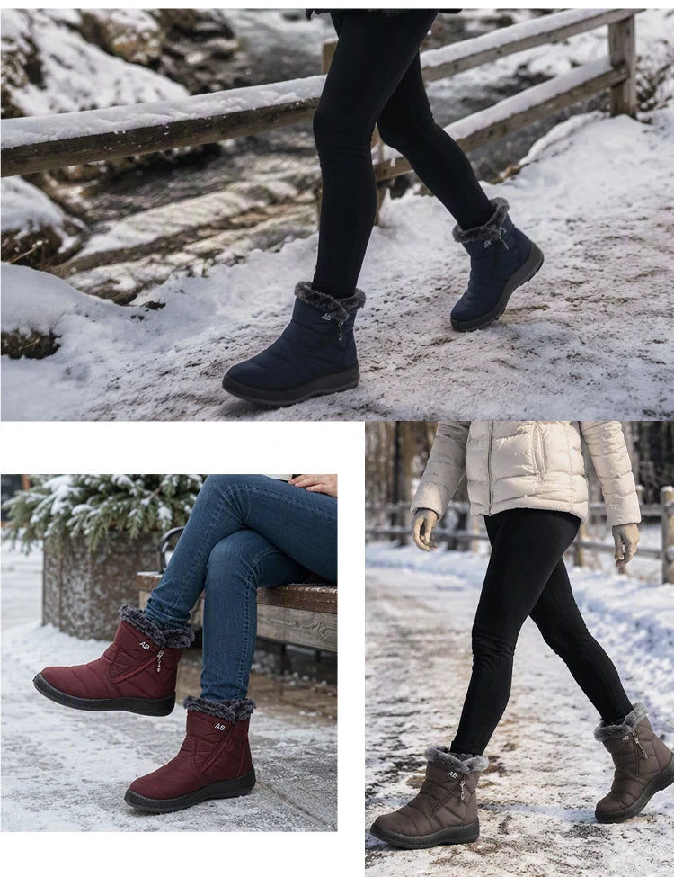 Women's Cozy Winter Waterproof Anti-Slip Orthopedic Boots