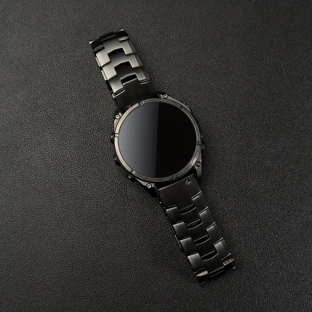 TitanLink – Luxe Titanium Link Band for Garmin QuickFit 22/26mm