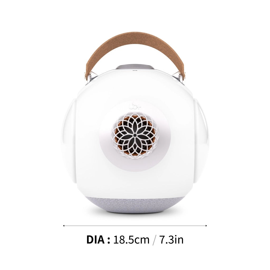 SphereBass – Round Bluetooth Speaker with 93dB Sound and 40Hz Deep Bass