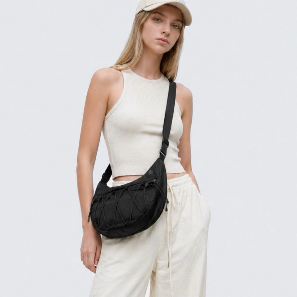 AiryCrescent – Lightweight Nylon Sling Bag
