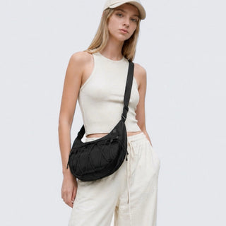 AiryCrescent – Lightweight Nylon Sling Bag