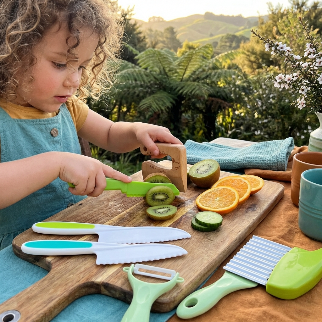 LittleChef – 🔥 Kids' Kitchen Knife & Cooking Tool Set