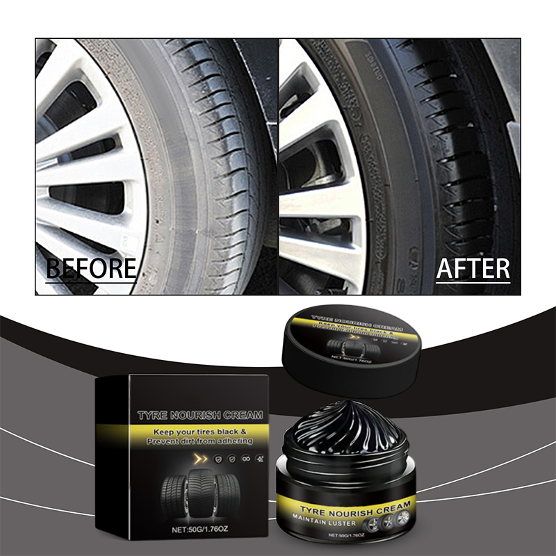 ✨ GlossGrip – Tire Wax That Restores Black Gloss, Blocks UV & Repels Dirt 🚗
