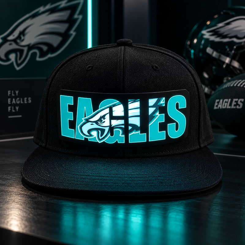 GameGlow – Football Fan LED Light-Up Snapback Cap