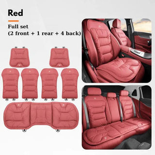 CushySeat – Skin-Friendly, Dirt-Repellent PU Leather Car Seat Cushions
