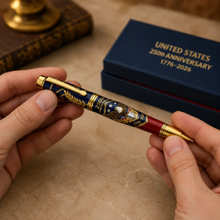 BoltScribe – 🖊Handcrafted by Jake Wilson🖊 Bolt-Action Wooden Bullet Pen Crafted from Real Wood & Bullet Casing