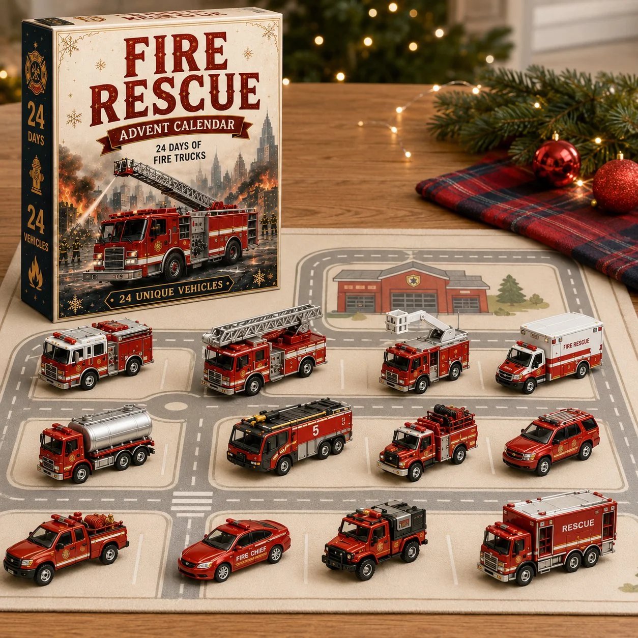 FleetCountdown – 🚒 24-Day Vehicle Advent Calendar