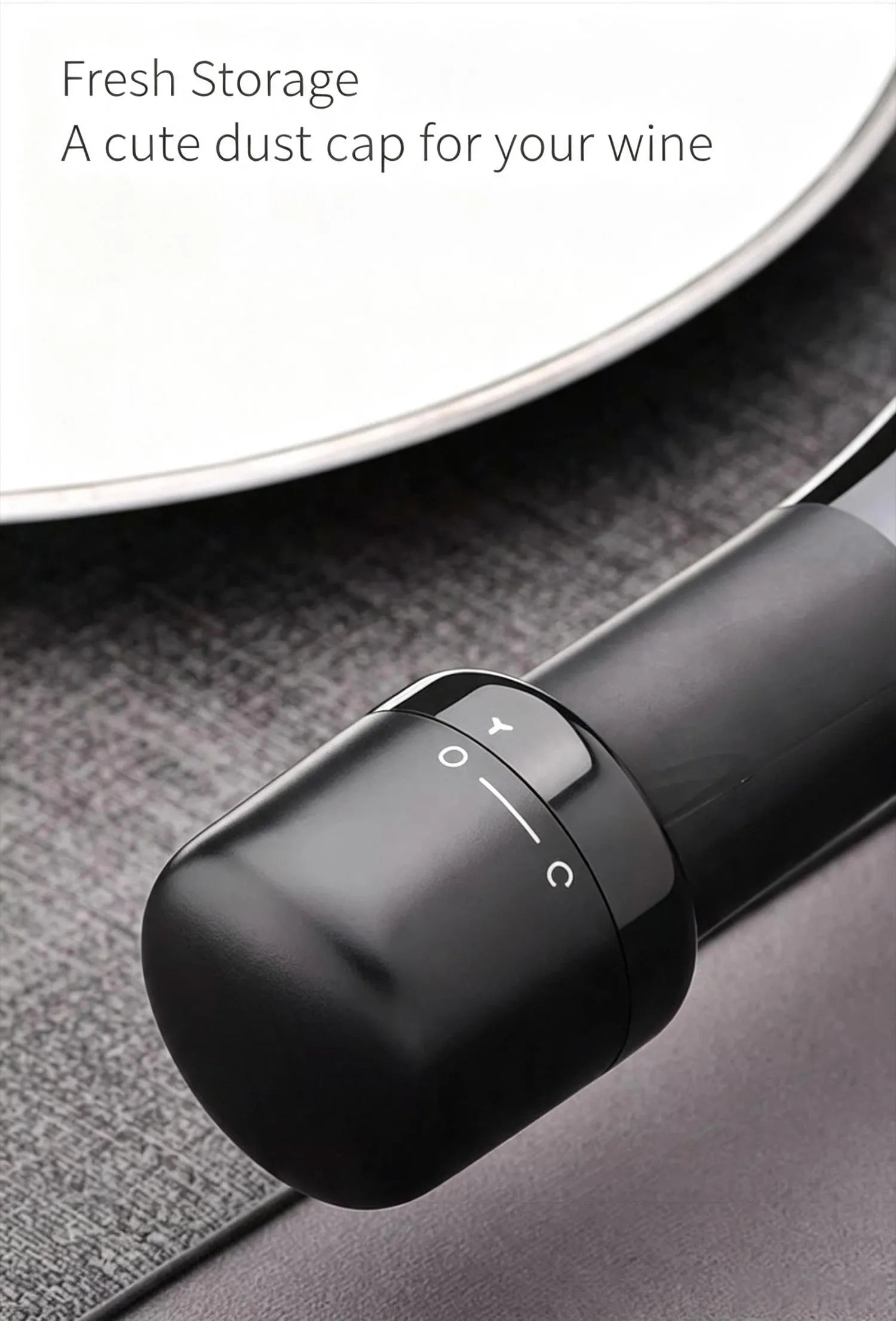 Vacuum wine stopper.Champagne and wine, red wine and liquor, sealing device with built-in vacuum function, leakproof and reusable wine stopper with vent
