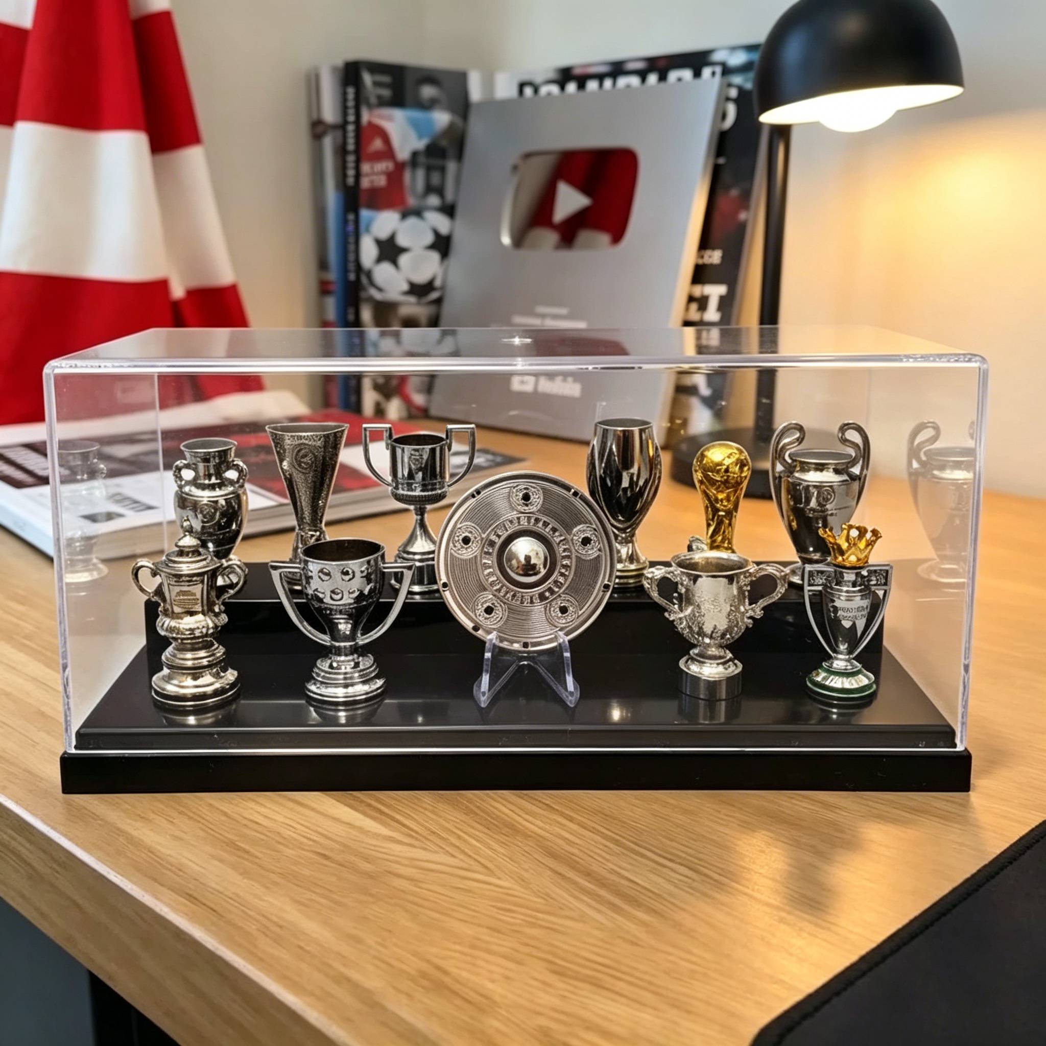GoalGlory – 11-Piece Mini Soccer Trophy Set