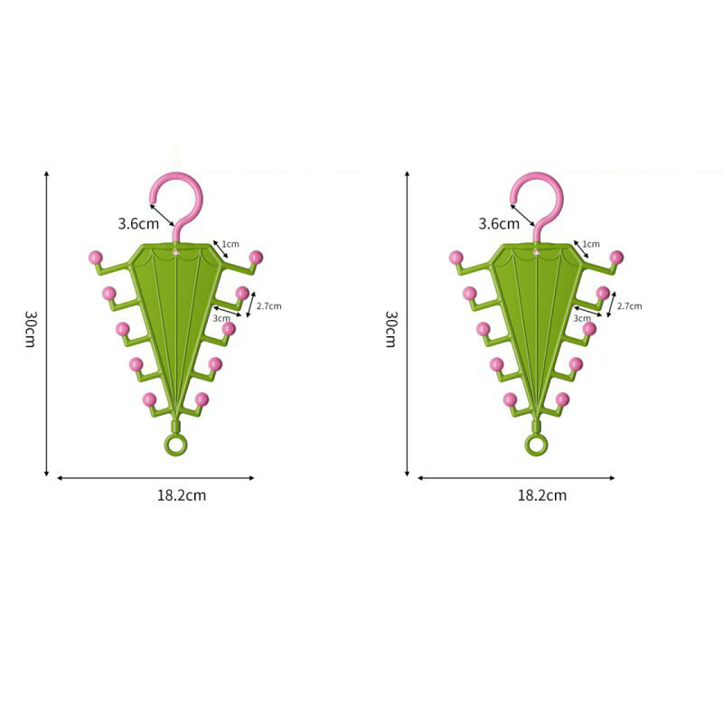 BrellaHang – Multi-Functional V-Shaped Double-Sided Hanger Storage Rack