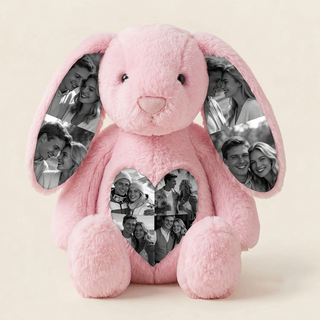 EarMemories – Custom Photo Bunny Plush with Hidden Picture Ears
