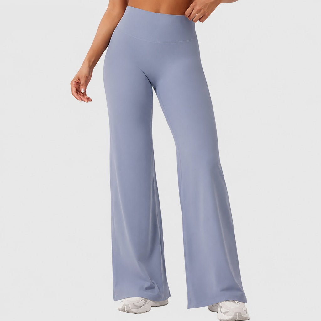 CurveSculpt – BBL Scrunch High-Waisted Wide-Leg Leggings