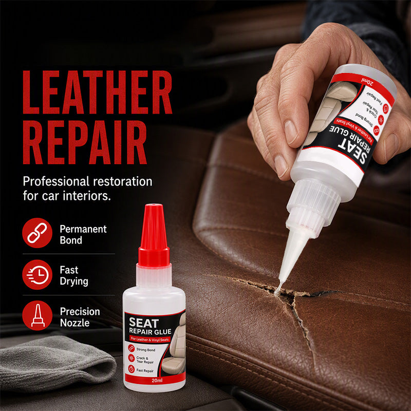 SeatSeal – 🚗 Quick-Dry Leather & Vinyl Repair Glue with Precision Nozzle