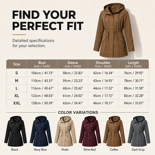 StormVeil – Women's Water-Resistant Hooded Rain Jacket
