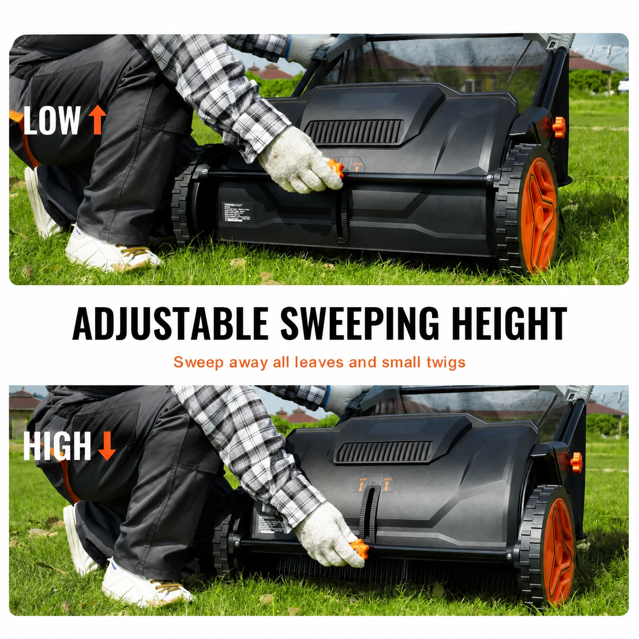 YardSweep – 🔥 Push Lawn Sweeper & Leaf Collector 🌿