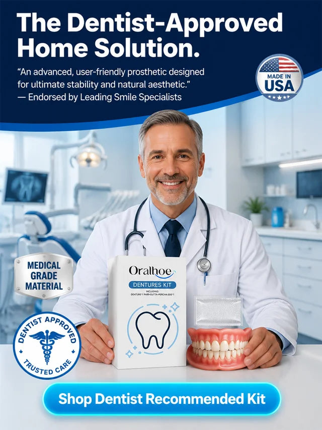 SmileRestore – Natural-Looking Full Dentures You Custom-Fit at Home in Minutes