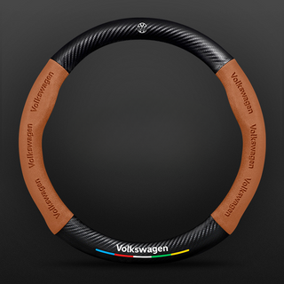 SuedeGrip – Carbon Fiber Suede Steering Wheel Cover, Anti-Slip & Wear-Resistant