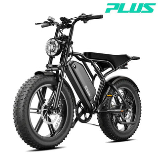 TrailThunder – 1500W Full-Suspension Moped-Style Electric Bike with 20" Fat Tires