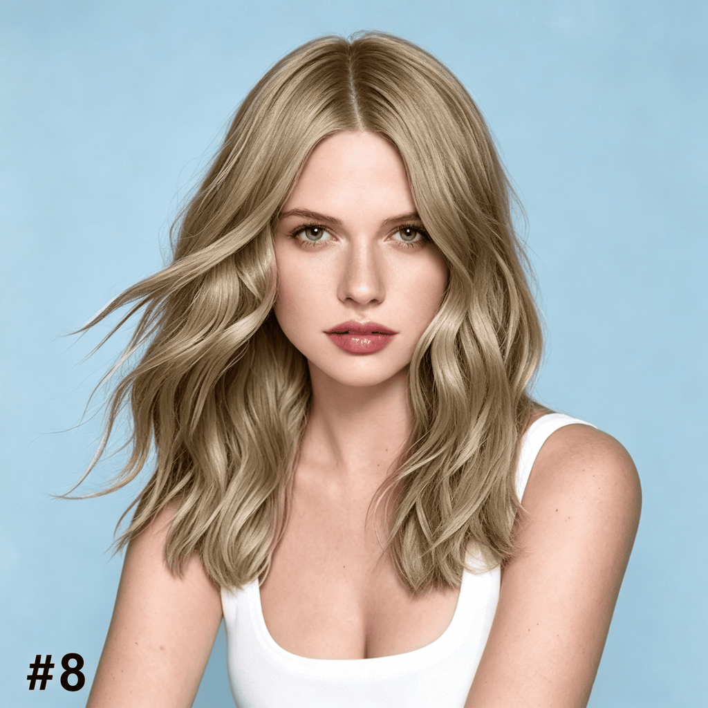 SilkSeam – ✨ Invisible Tape-In Hair Extensions, 100% Virgin Human Hair (10 Pcs)
