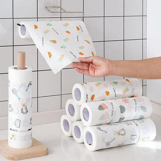 CleanLoop – 50-Sheet Reusable Kitchen Cleaning Towel Roll