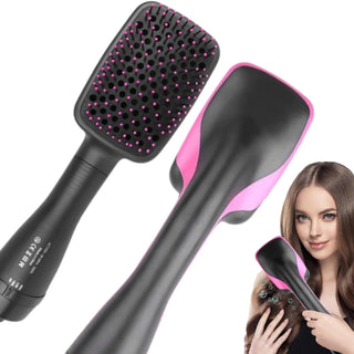 GlideAir – 🔥 2-in-1 Hot Air Brush & Hair Dryer for Fast Drying, Straightening & Everyday Styling