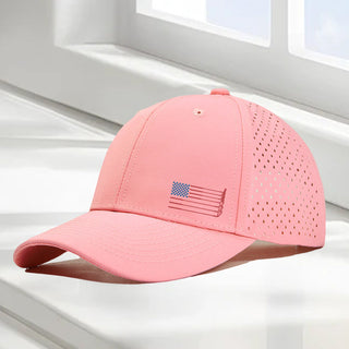 BreezeRound – Quick-Dry Perforated Golf Trucker Cap, Breathable & Adjustable