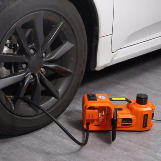 JackVolt – 💯🚗 5 Ton Electric Hydraulic Car Jack Lift with Air Pump