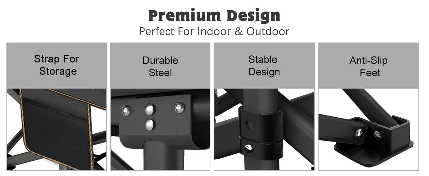 RestFold – Heavy-Duty Folding Camping Cot with Mattress