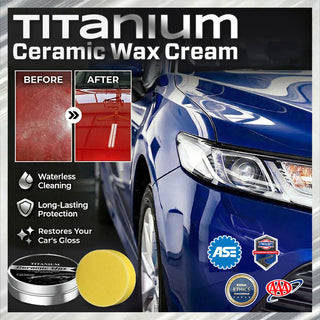 GlossArmor – Titanium Ceramic Wax Cream for 9H Mirror Shine & Scratch Filling