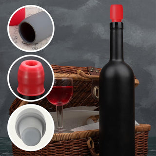 VinoSeal – Reusable Silicone Wine & Sparkling Wine Bottle Stoppers