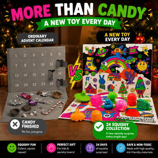 SquishmasCountdown – 24-Day Christmas Squishy Advent Calendar