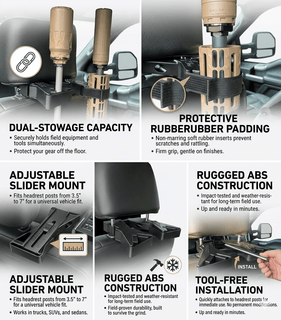 TrailStow – Universal Seat-Back Storage Rack