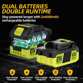 LimbReach – 🔥🌳 2-in-1 Mini Chainsaw: Cordless Electric Pruning Saw with Telescopic Pole & 21V Batteries