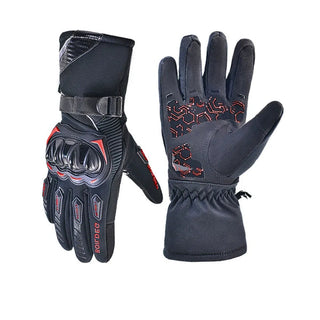 CarbonRide – Carbon Fiber Motorcycle Gloves with Kevlar Stitching & Touchscreen Control