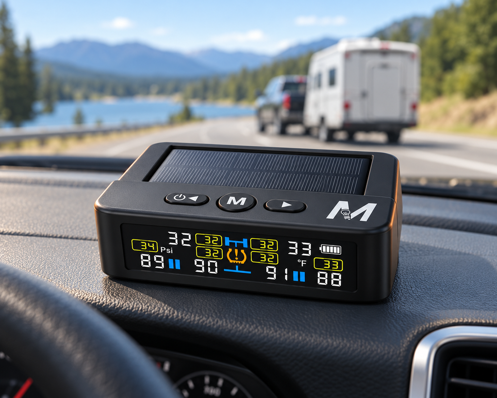 AurenceX TPMS dashboard display